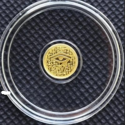 1/500 ozt - Eye Of Ra - MPM .9999 gold - additional view