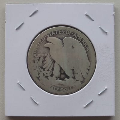 1921-D Walking Liberty Half Dollar - additional view