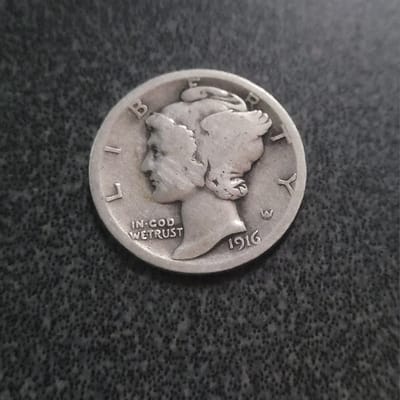 1916 Mercury Dime