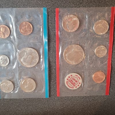 1972 Mint Set - in original cellophane - additional view