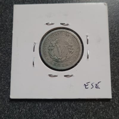 1906 V Nickel - additional view