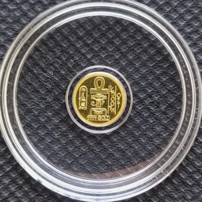 1/500 ozt - Eye Of Ra - MPM .9999 gold