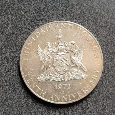 *RARE*LOW MINTAGE* - 1972 Trinidad & Tobago - $10