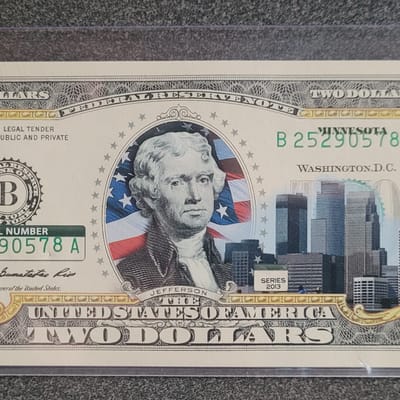 Minnesota Commemorative - $2 Note