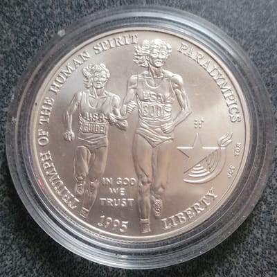 Paralympics Commemorative - 90% Silver Dollar - additional view