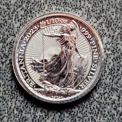 2023 Britannia - 1/10th ozt .999 Fine Silver