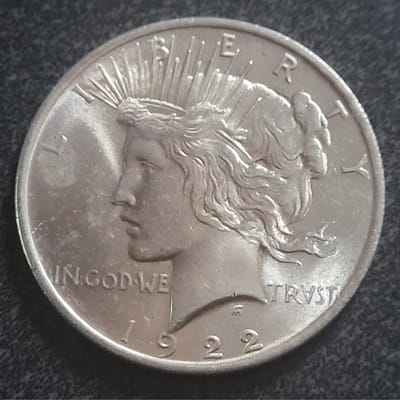 AU/UNK - 1922-P Peace Dollar