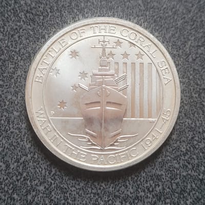 2015 Battle of the Coral Sea, ½ ozt .999 FS - additional view