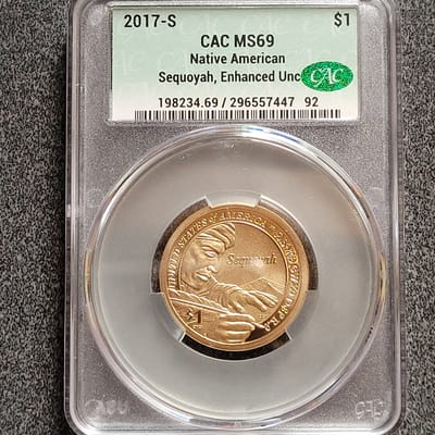 2017-S Sequoyah - MS-69 Enhanced Uncirculated