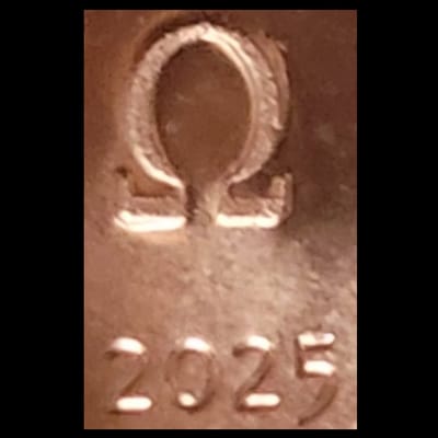 Omega Counterstamp - 2025 P & D Cents