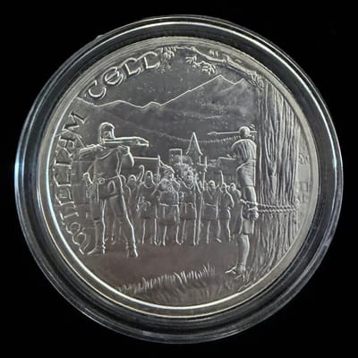 1 oz William Tell Medieval Legends .999 Silver