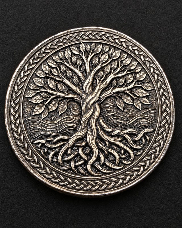 FTB Tree of Life 2+ Troy Oz .999 Silver 2.5D Ultra High Relief Limited 25 - Image 1