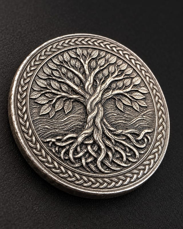 FTB Tree of Life 2+ Troy Oz .999 Silver 2.5D Ultra High Relief Limited 25 - Image 2