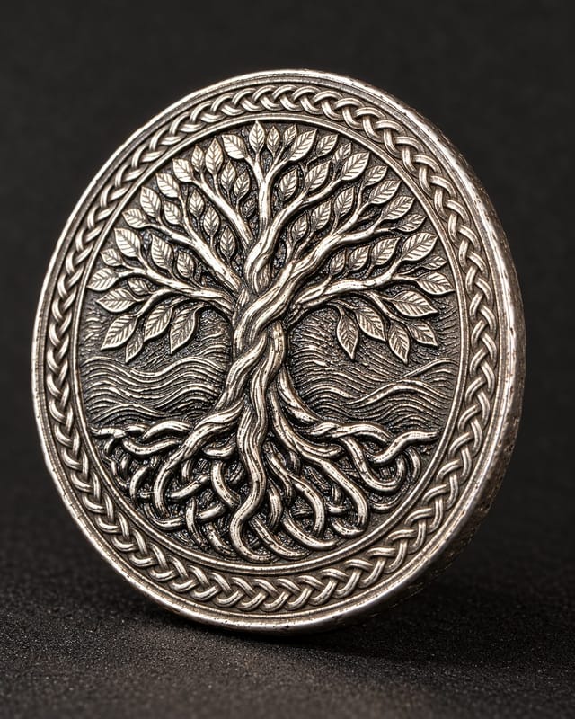 FTB Tree of Life 2+ Troy Oz .999 Silver 2.5D Ultra High Relief Limited 25 - Image 3