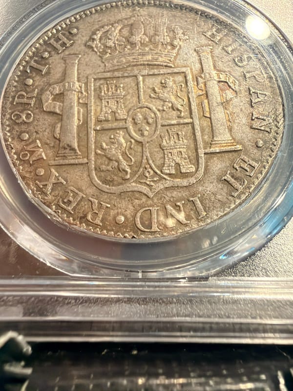 1809 MO TH MEXICO 8 REALES SILVER COIN PCGS AU58 SPAINISH COLONIAL SPAIN 00902 - Image 7