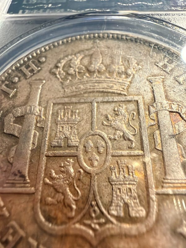 1809 MO TH MEXICO 8 REALES SILVER COIN PCGS AU58 SPAINISH COLONIAL SPAIN 00902 - Image 9