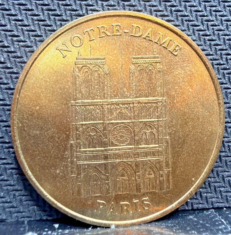 Monnaie de Paris Official Medal Notre-Dame 1893-2003 Tourist Token 00905 - Image 2