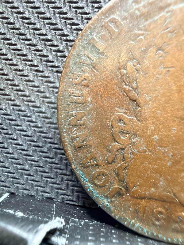 1820 PORTUGAL 40 REIS PATACO LARGE BUST 00906 - Image 4