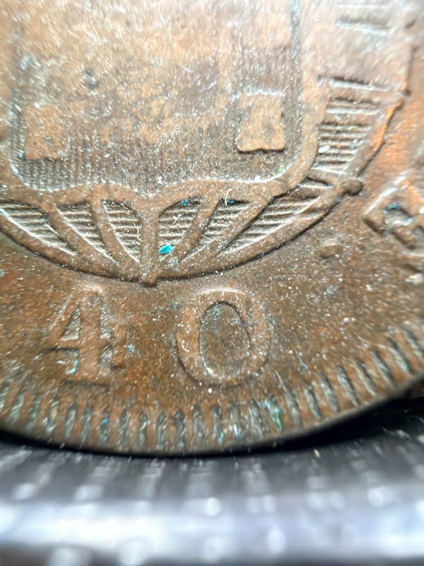 1820 PORTUGAL 40 REIS PATACO LARGE BUST 00906 - Image 6