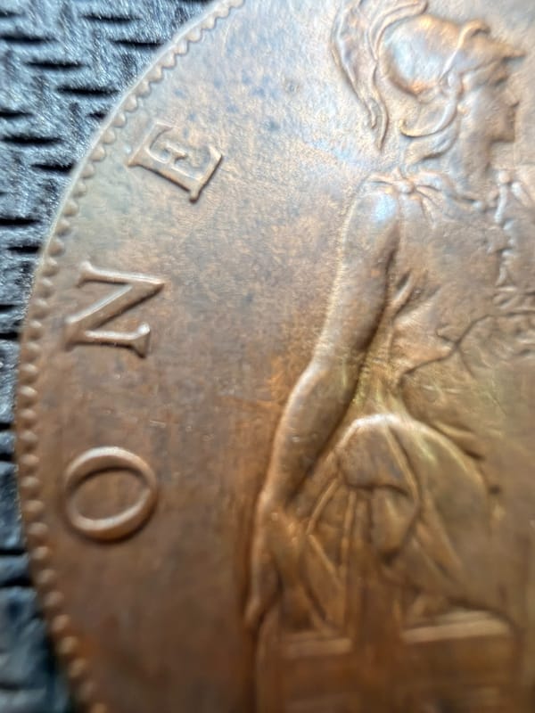 Great Britain 1909 Penny 1d High Tide Variant VF 00907 - Image 10