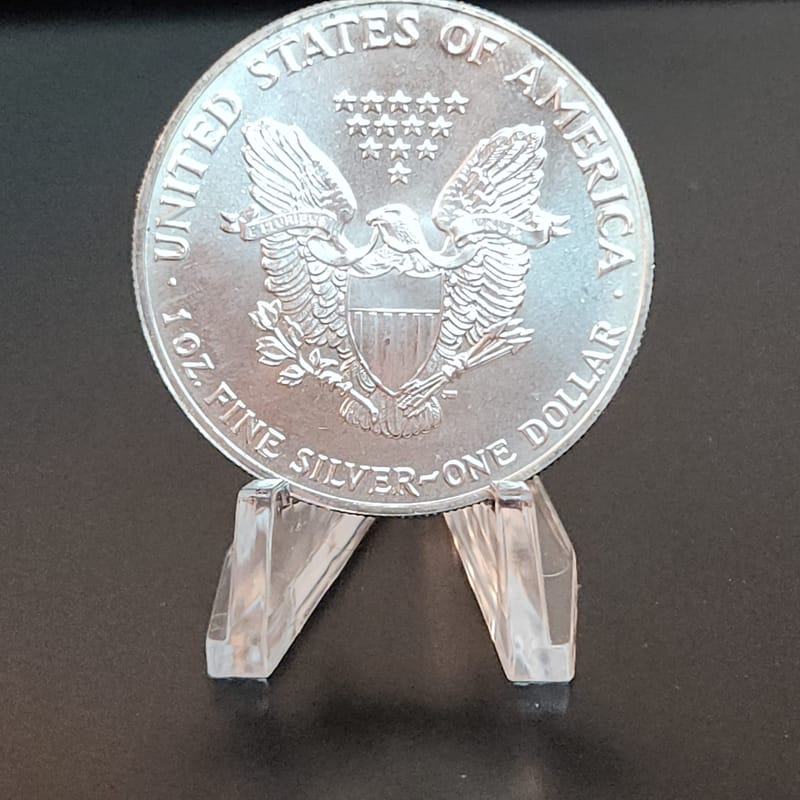 1992 ASE Colorized 1oz .999 Silver - Image 2