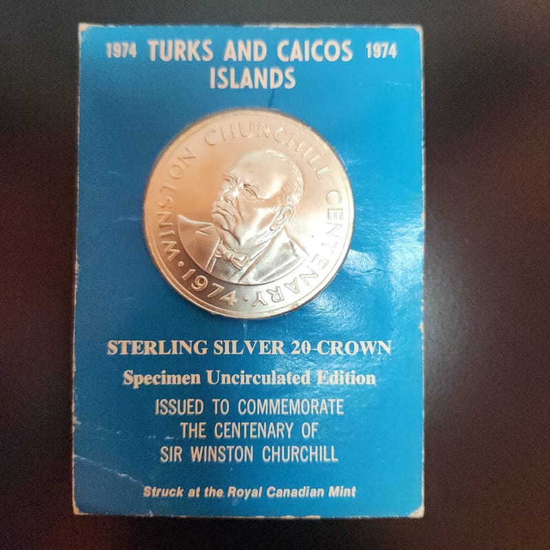 1975 Churchill 100th 1.25oz of Sterling Silver - Image 3