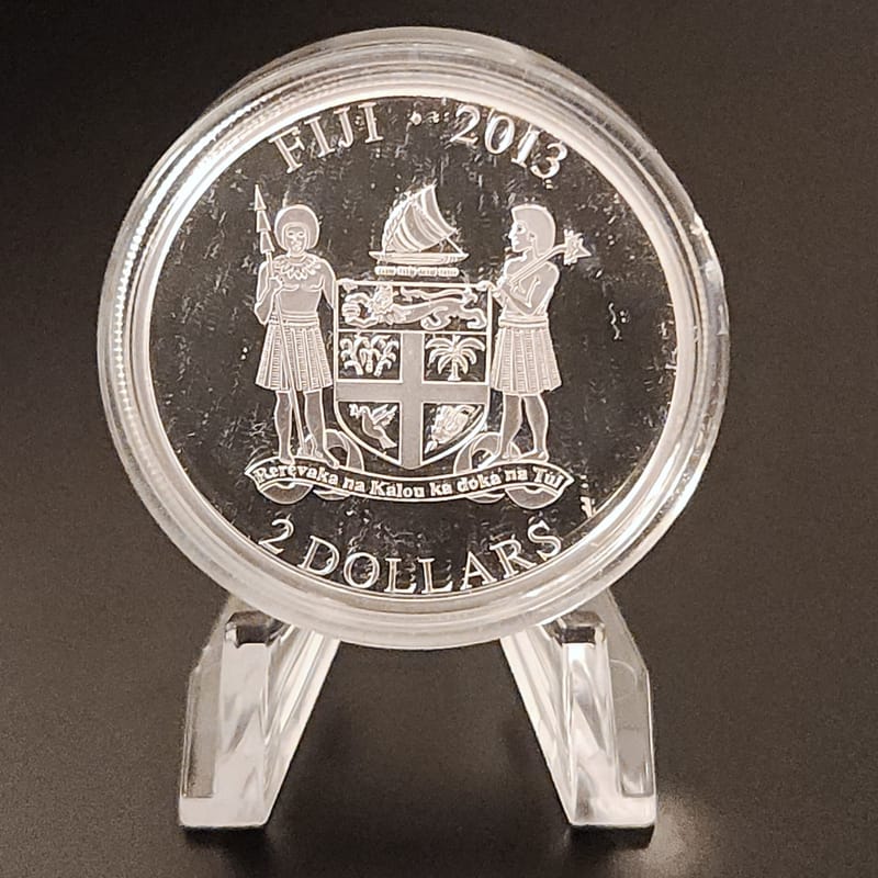 2013 Fiji Boxer Dog 1oz .999 - Image 3
