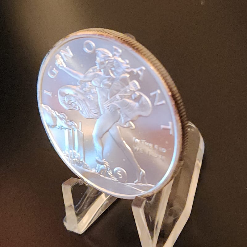 2017 Silver Shield 1oz .999 Blinded Liberty (9/11  - Image 8