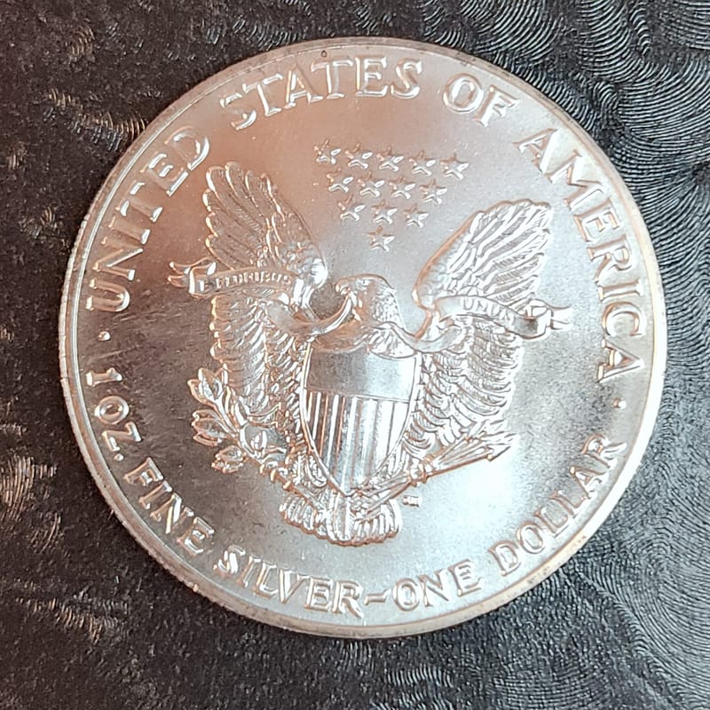 1992 ASE Colorized 1oz .999 Silver - Image 4