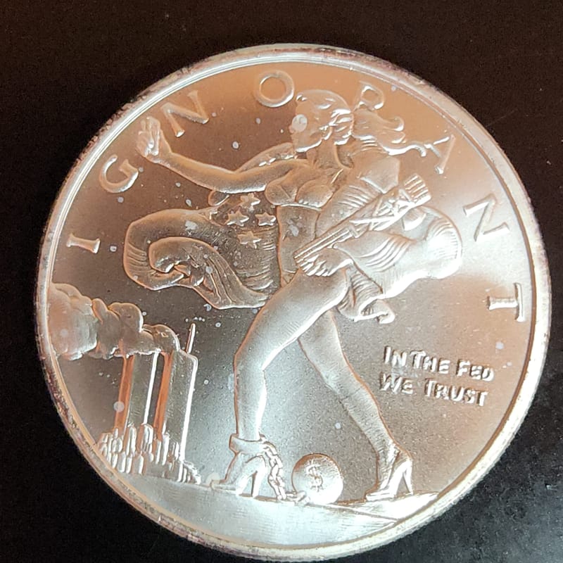 2017 Silver Shield 1oz .999 Blinded Liberty (9/11  - Image 4