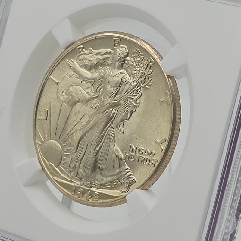 1942 MS62 Walker Half Dollar (NGC) - Image 1