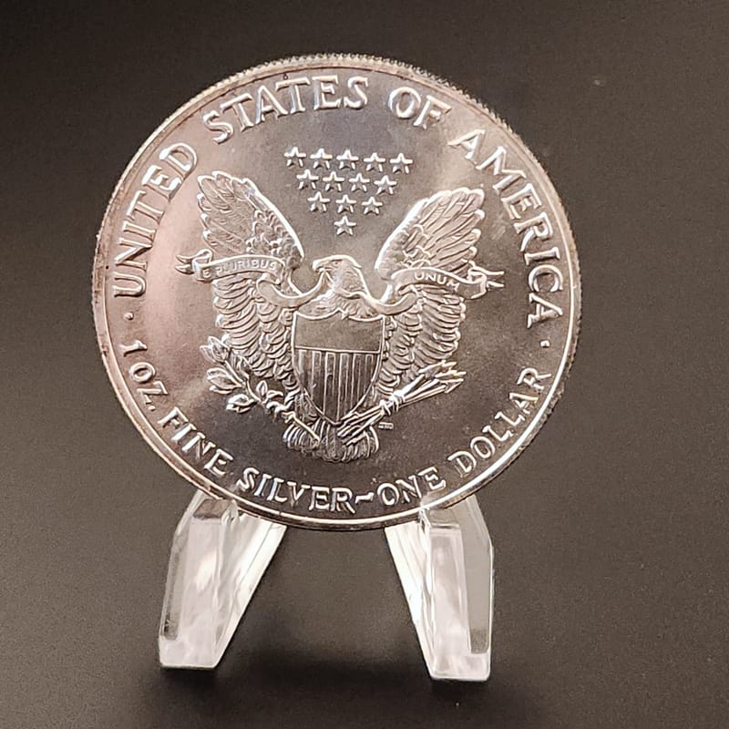 1992 ASE Colorized 1oz .999 Silver - Image 5