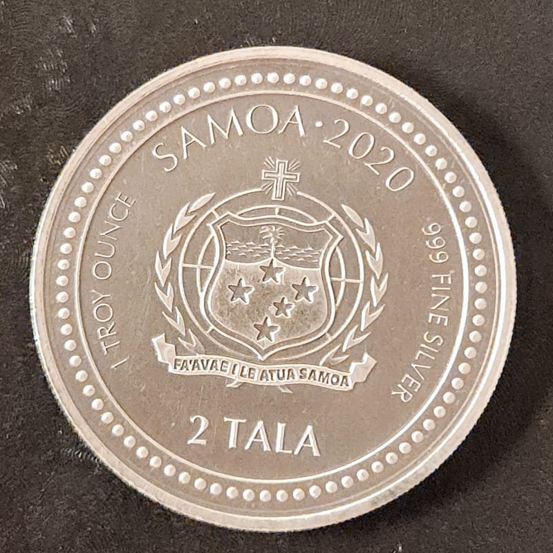 2020 Serpent of Milan 1oz .999 Silver Antiqued - Image 4