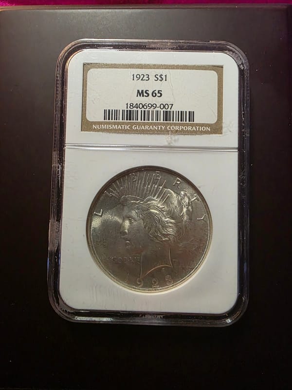 1923 S$1 Peace Dollar MS65 - Image 1