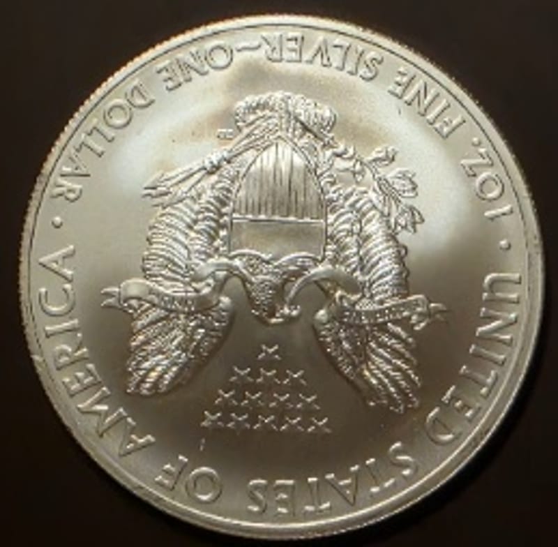 2012 $1 American Silver Eagle 1oz BU - Image 2