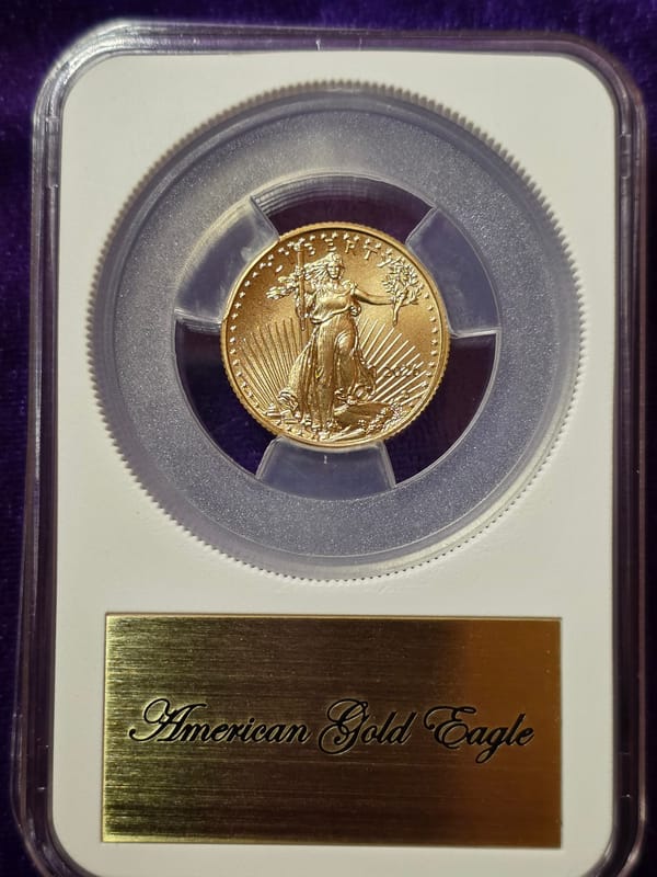 2026 $10 1/4oz American Gold Eagle Uncirculated  - Image 2