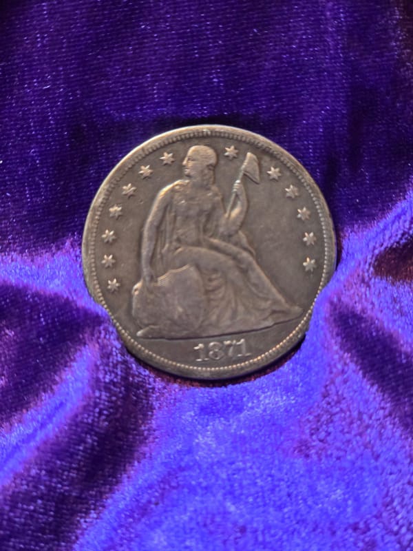 1871 Seated Liberty Dollar  - Image 1
