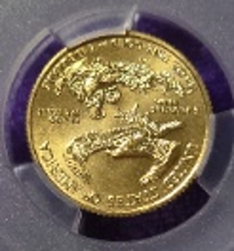 2010 $5 1/10th oz American Gold Eagle Uncirculated - Image 3