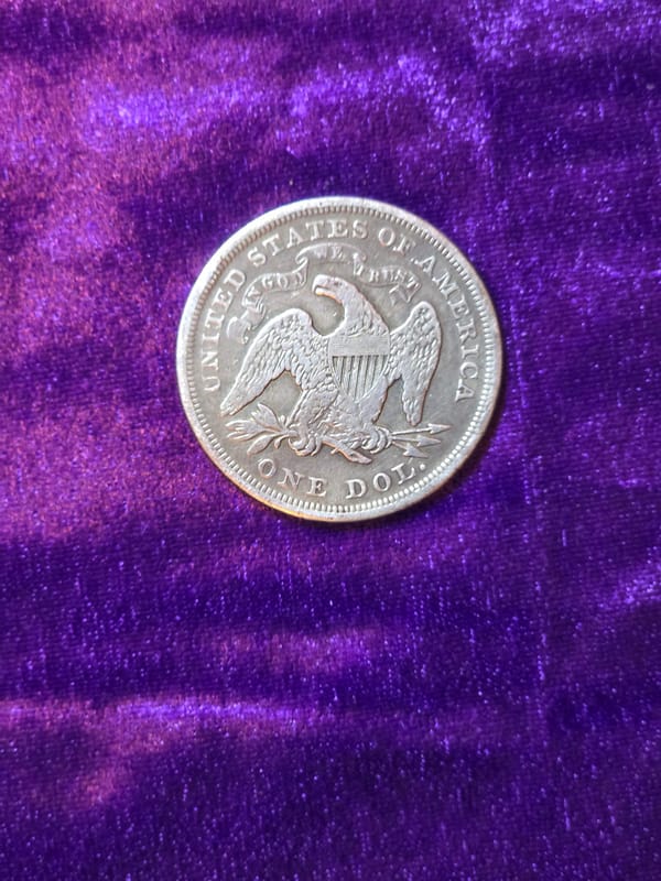 1871 Seated Liberty Dollar  - Image 6