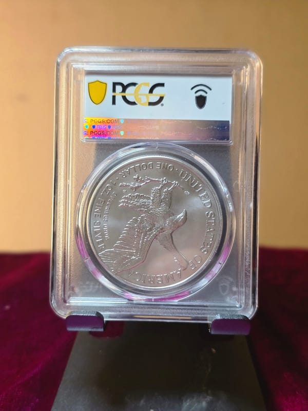 NEW NEW 2023-W American Silver Eagle ms70 - Image 3