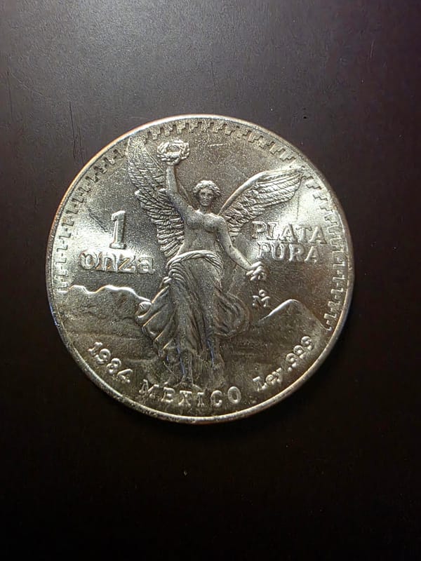 1984 1oz Silver Mexican Libertad  - Image 1