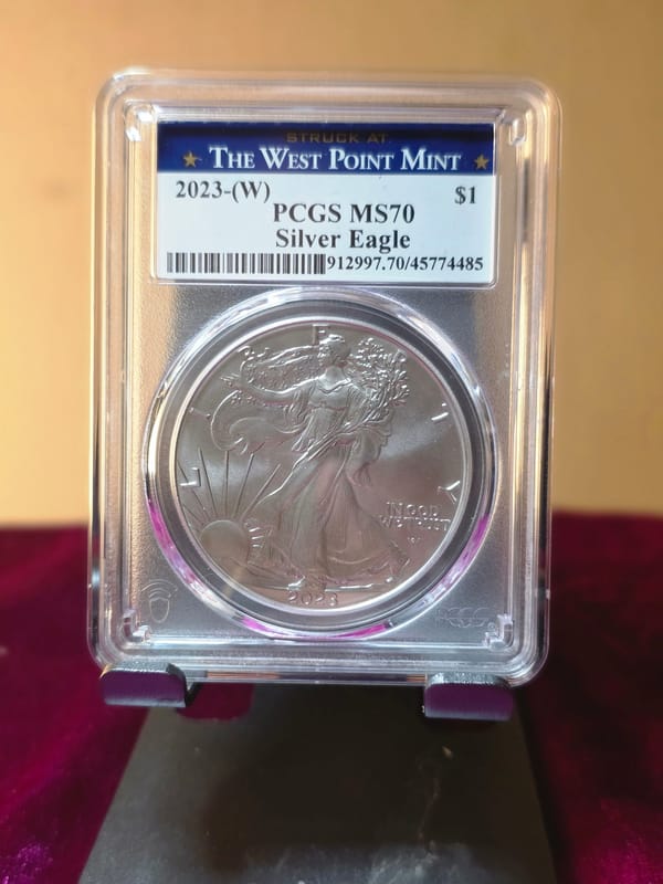 NEW NEW 2023-W American Silver Eagle ms70 - Image 4