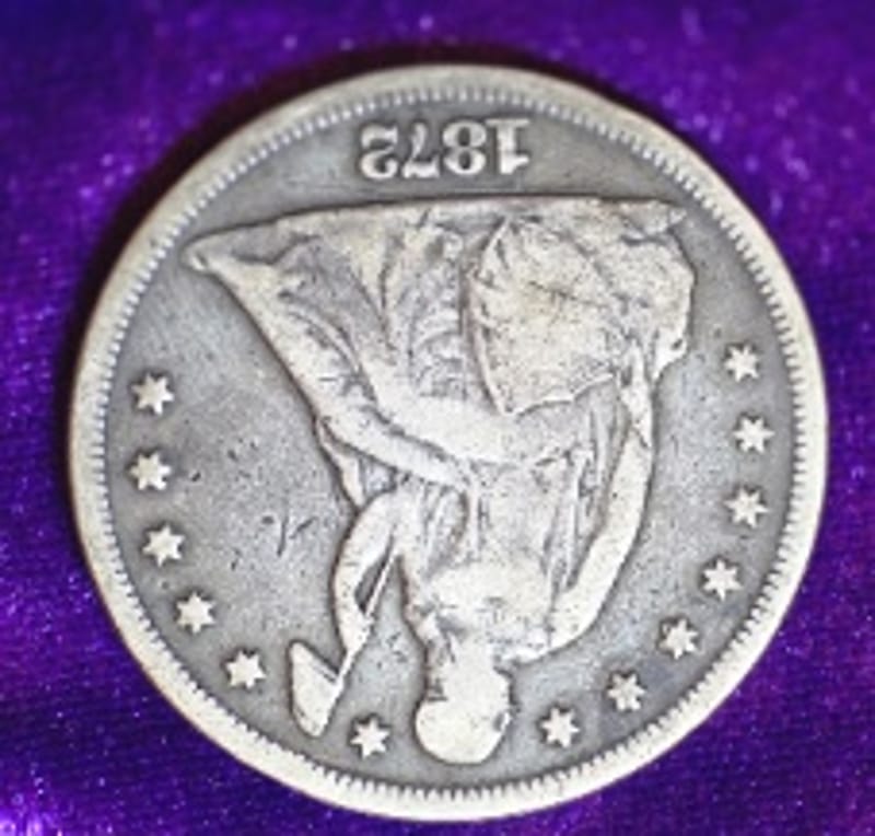 1872 SEATED LIBERTY DOLLAR-ULTRA RARE  - Image 2