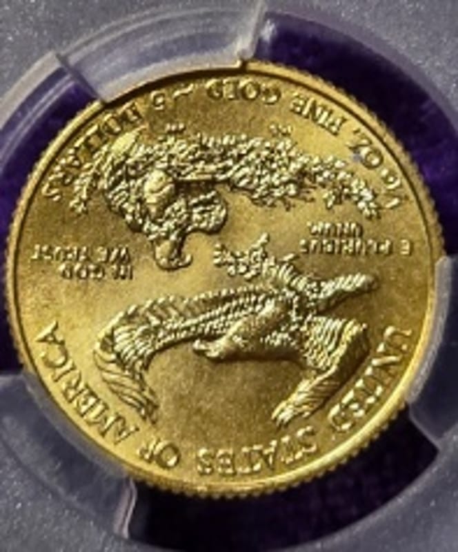 2010 $5 1/10th oz American Gold Eagle Uncirculated - Image 4