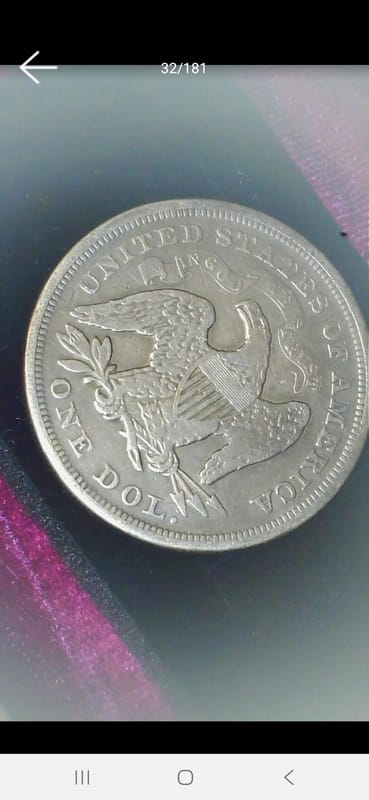 1871 Seated Liberty Dollar  - Image 8