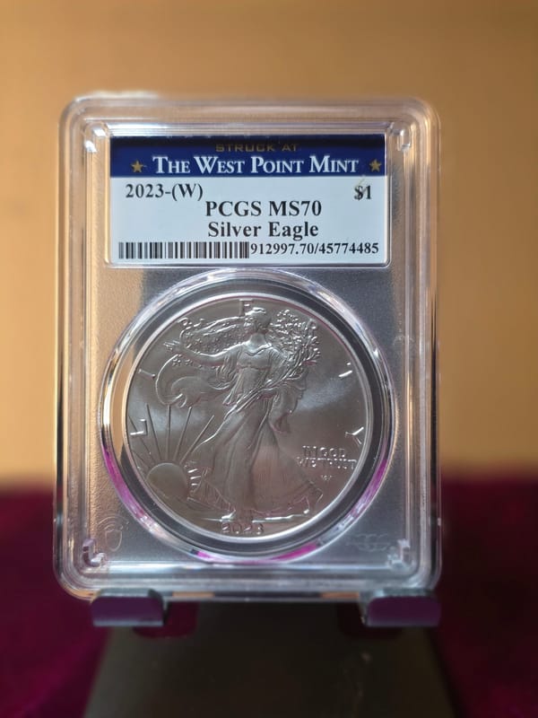 NEW NEW 2023-W American Silver Eagle ms70 - Image 1