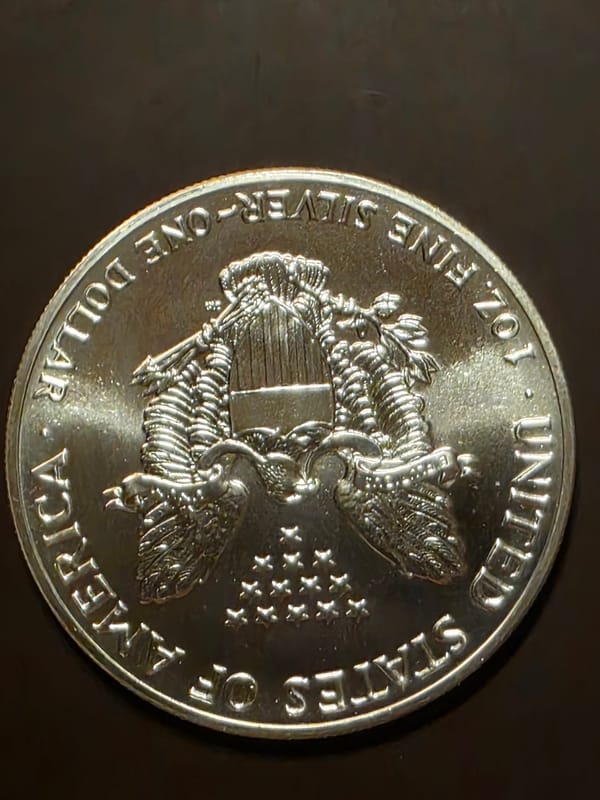 1989 S$1 American Silver Eagle 1oz  - Image 2