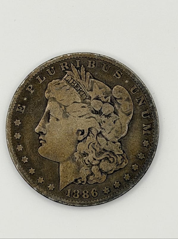 1886-O Morgan Silver Dollar $1 Semi-Key Date - Image 1