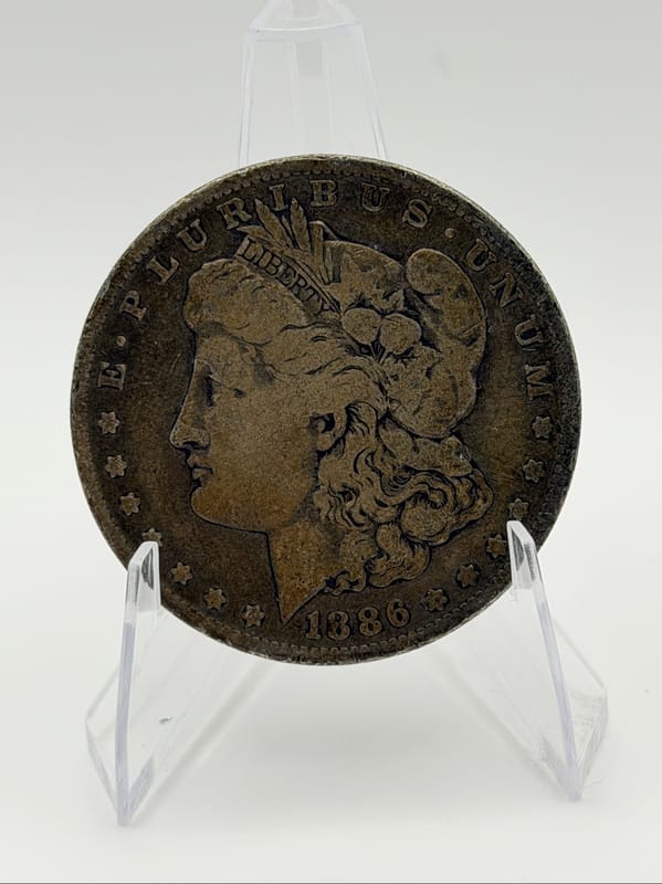 1886-O Morgan Silver Dollar $1 Semi-Key Date - Image 3