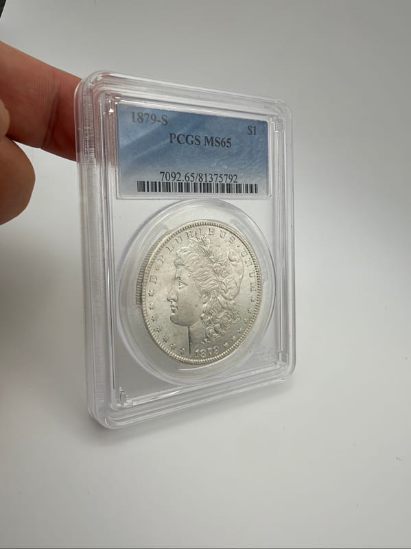 1879-S Morgan Silver Dollar PCGS MS65 - Image 5